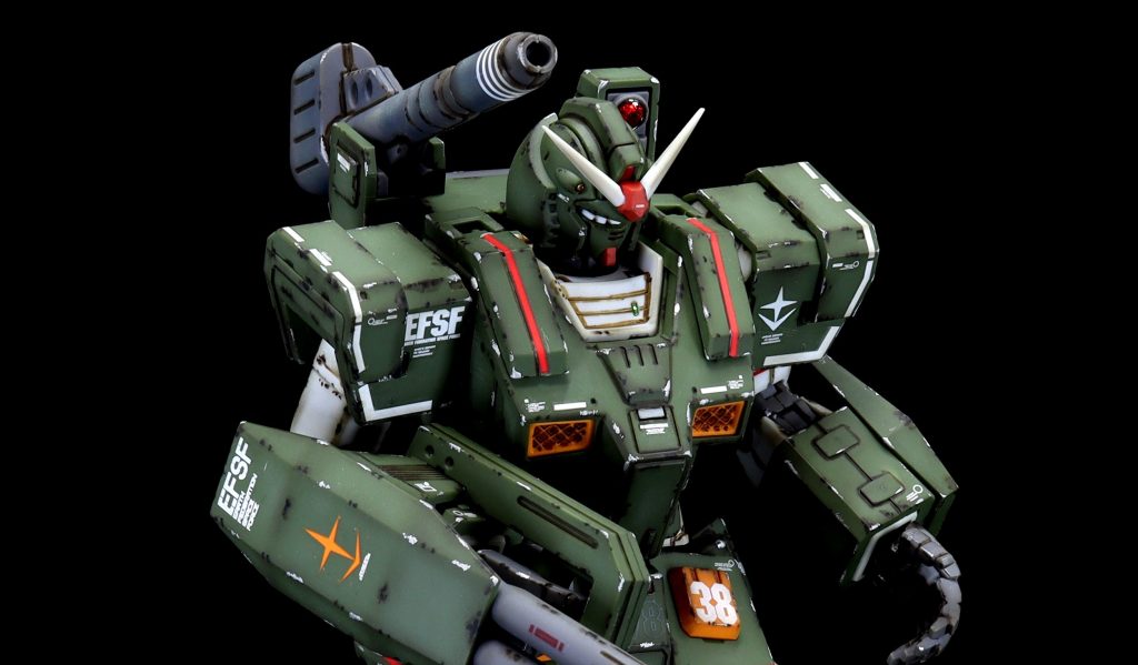 Custom HG Full Armor Gundam Weathering Myniatures