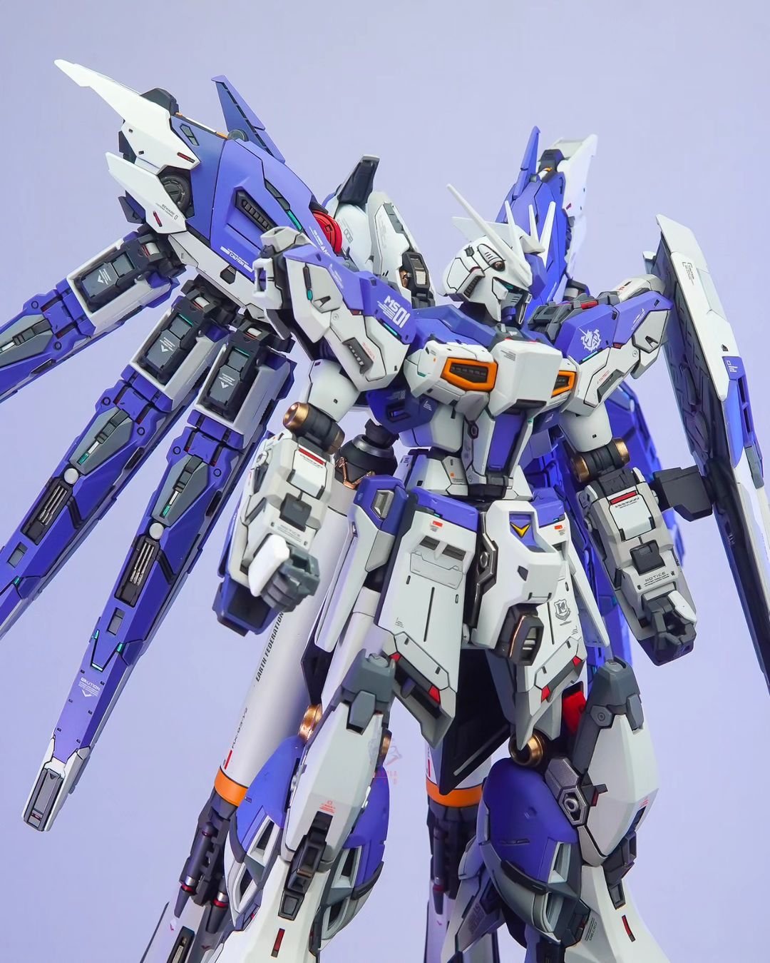 Project Fortune Meow Rg Hi Nu Gundam Resin - Custom Build Gundam