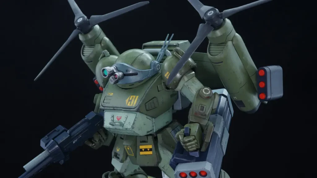 Custom Build HG Air Raid Dog Gundam Myniatures