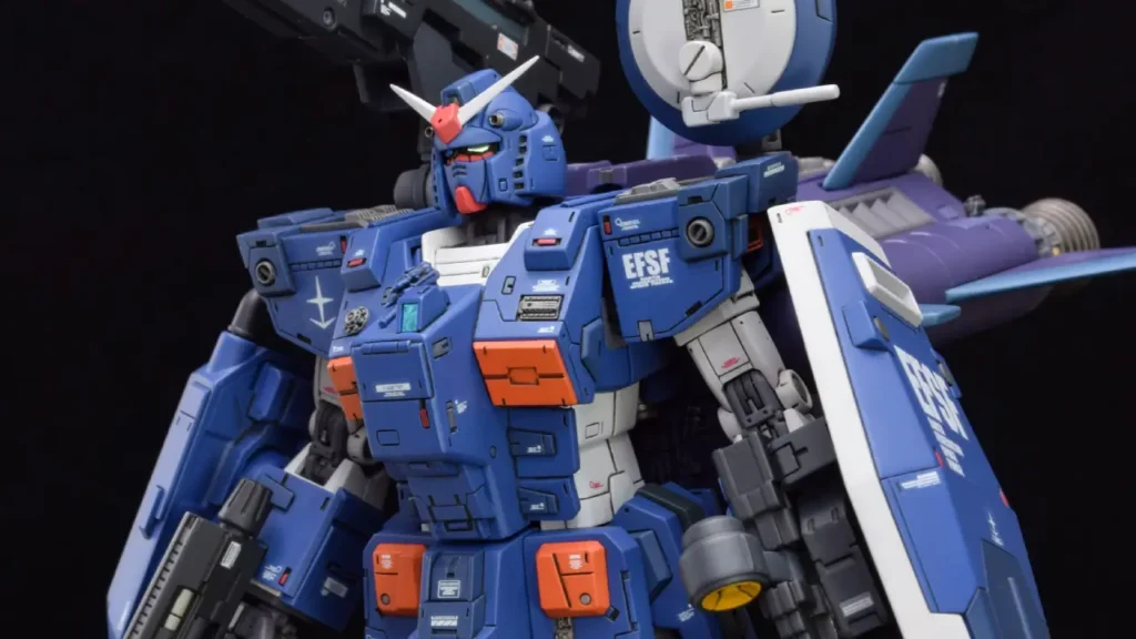 Custom Build HG Origin Gundam Full Armor Myniatures
