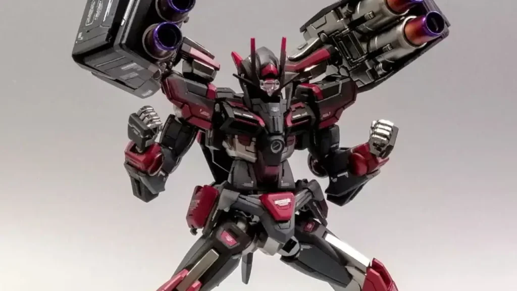 Custom Build OO Gundam + GN Cannon Fully Perform Myniatures