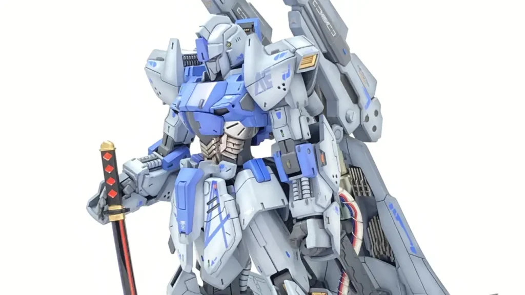 Custom Gundam HG 1144 Mega Hyaku Shiki Second Type Myniatures
