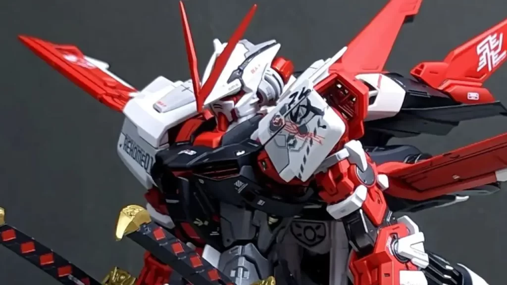 Custom Repaint Gundam MG Astray Red Frame ( Kai + Flight Unit) Myniatures