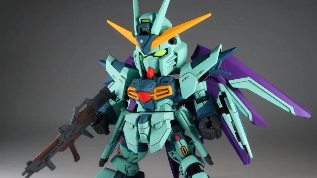 Custom SD Gundam EX Standard Rising Freedom Myniatures