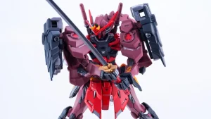 Custom Build Samurai Red Gundam Myniatures