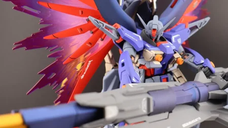 HG Destiny Gundam SpecII & Zeus Silhouette Myniatures