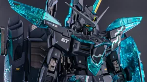 MG 1100 Justice Gundam Clear Green Myniatures