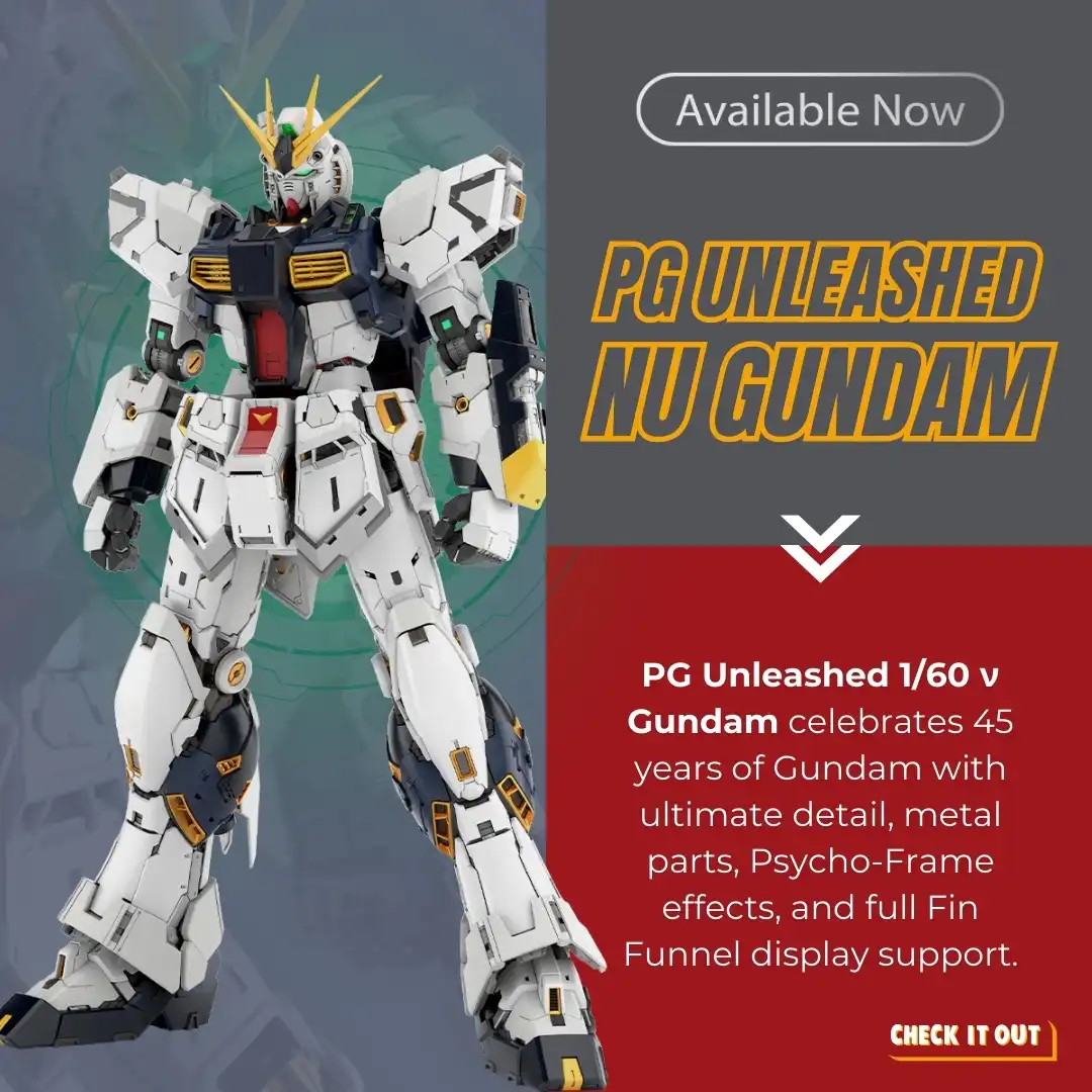 Banner PG Unleashed Nu Gundam NinNinGame Myniatures
