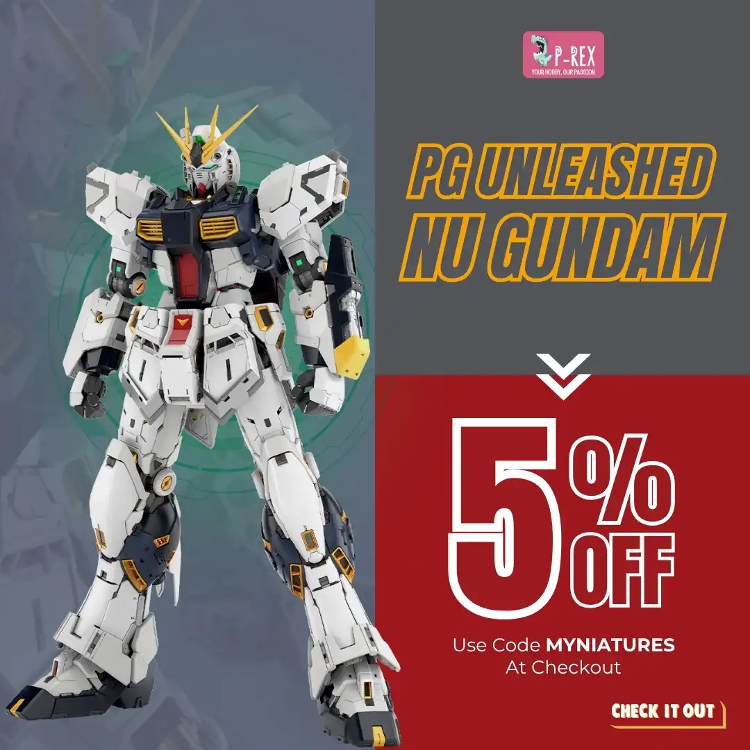 PGU Nu Gundam P-Rex Hobby Myniatures