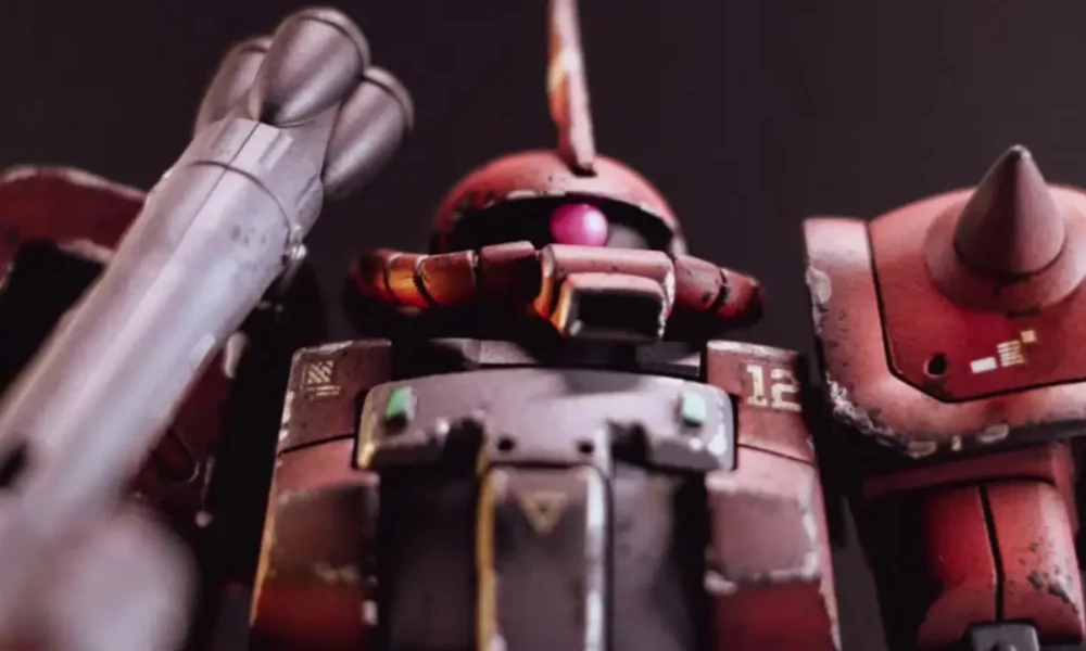 HGUC MS-06F-2 Zaku II F2 - Char Aznable The Red Comet Myniatures