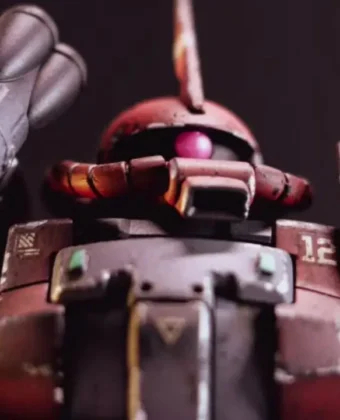 HGUC MS-06F-2 Zaku II F2 - Char Aznable The Red Comet Myniatures