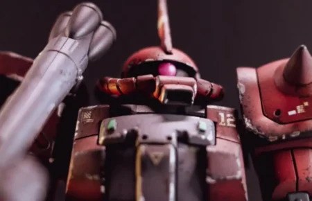 HGUC MS-06F-2 Zaku II F2 - Char Aznable The Red Comet Myniatures