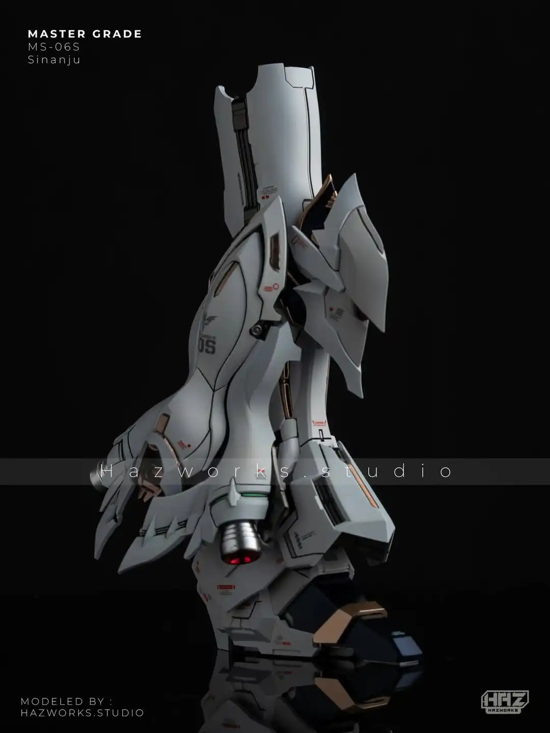 MG 1100 Sinanju Red Comet Myniatures