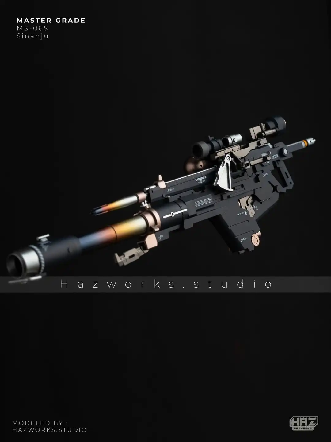 MG 1100 Sinanju Red Comet Myniatures