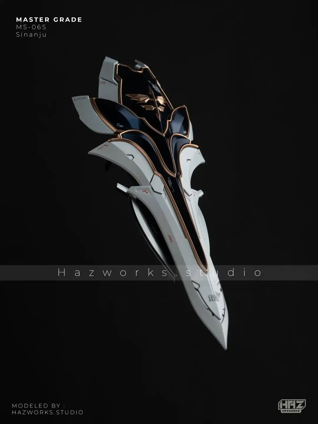 MG 1100 Sinanju Red Comet Myniatures