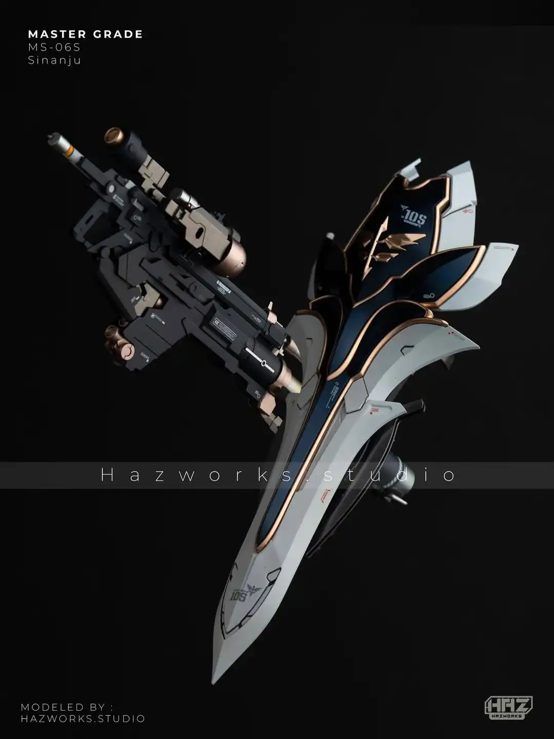 MG 1100 Sinanju Red Comet Myniatures