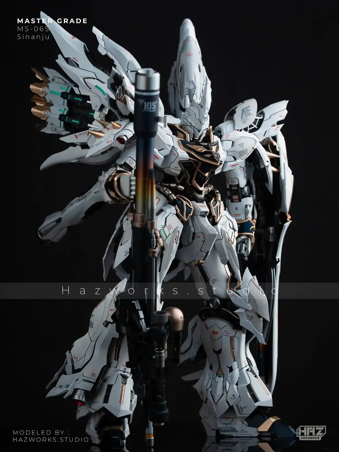 MG 1100 Sinanju Red Comet Myniatures