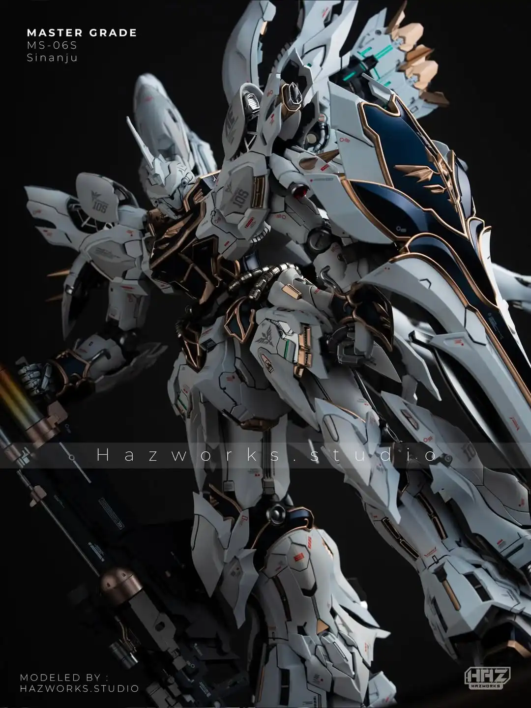 MG 1100 Sinanju Red Comet Myniatures