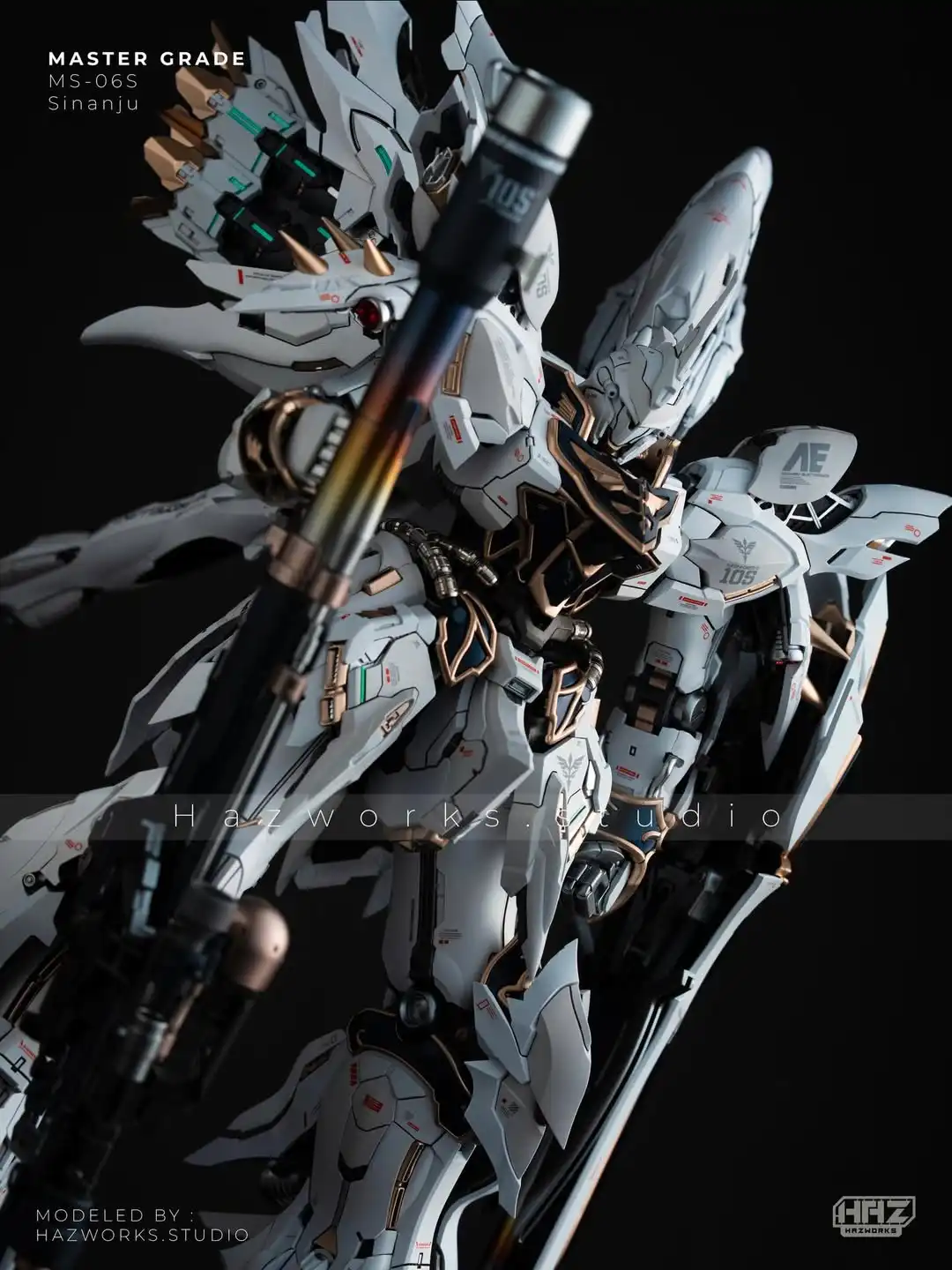 MG 1100 Sinanju Red Comet Myniatures