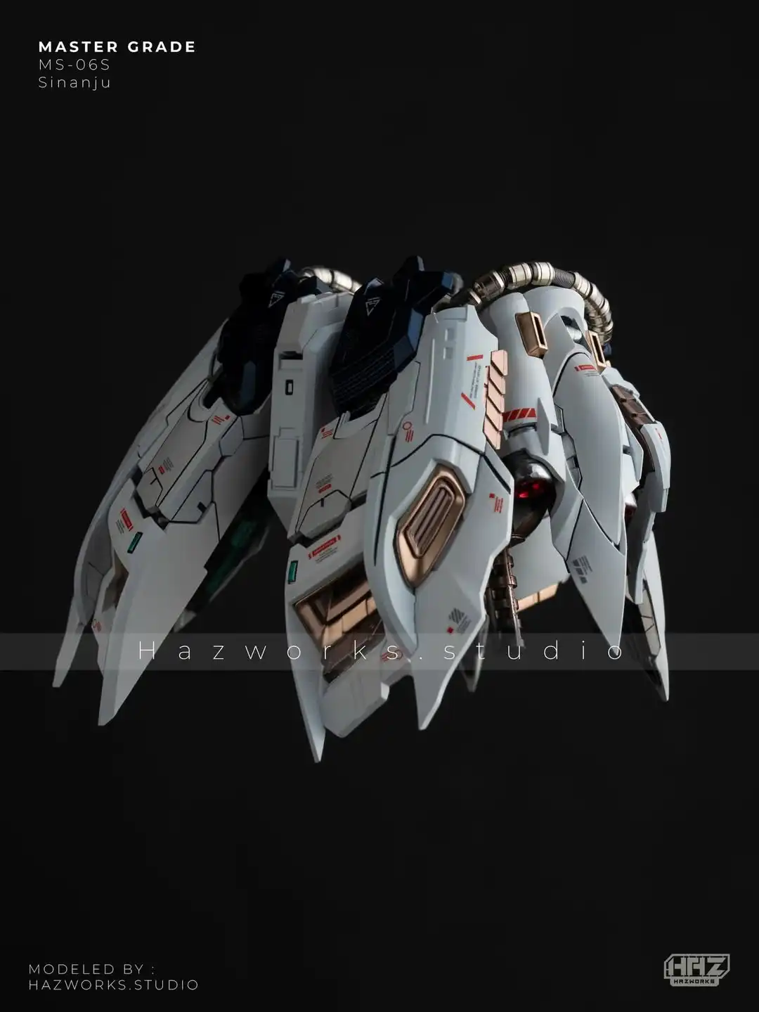 MG 1100 Sinanju Red Comet Myniatures