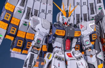 PG UNLEASHED 160 ν Gundam Double Fin Funnel Myniatures