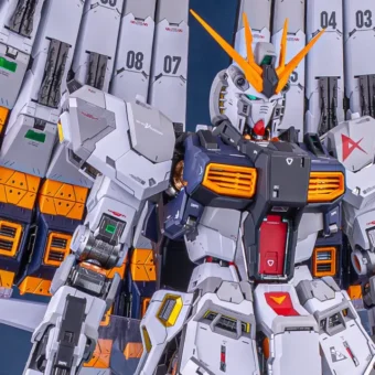 PG UNLEASHED 160 ν Gundam Double Fin Funnel Myniatures