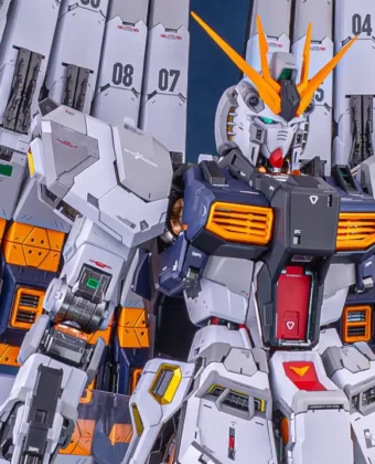 PG UNLEASHED 160 ν Gundam Double Fin Funnel Myniatures