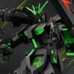 Entry Grade ν Gundam & Fin Funnel (Paperless Recirculation Neon Green): A Bold Eco-Friendly Gunpla