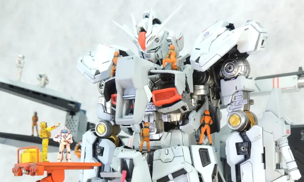 RG ν Gundam (First Lot Color Ver.) Myniatures