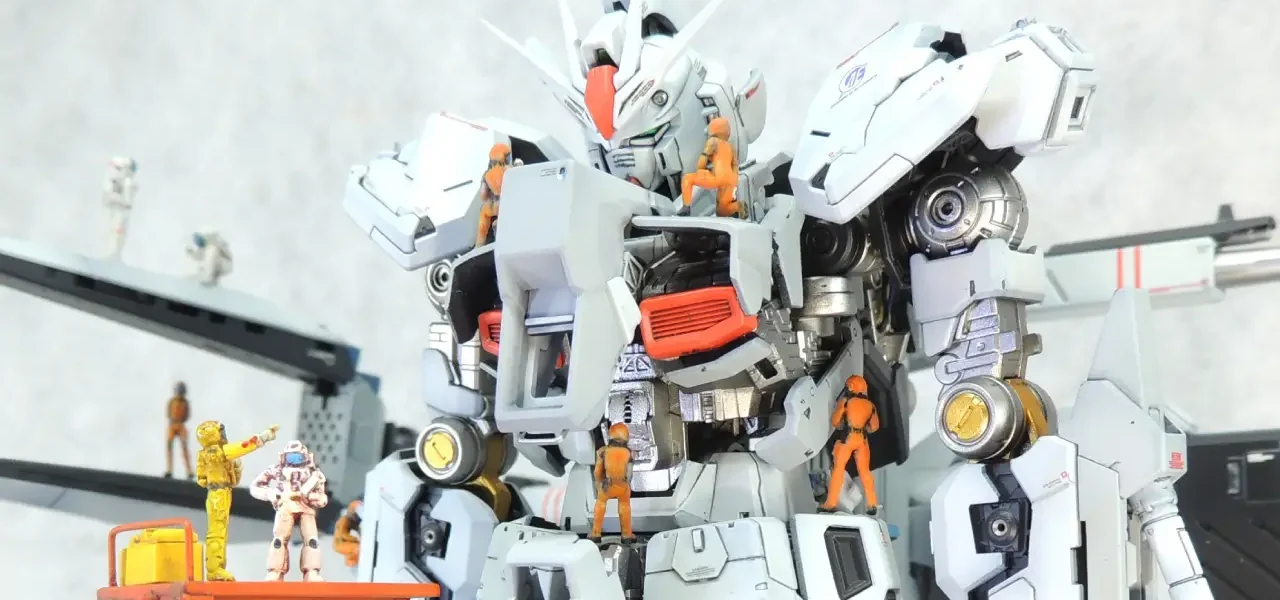 RG ν Gundam (First Lot Color Ver.) Myniatures
