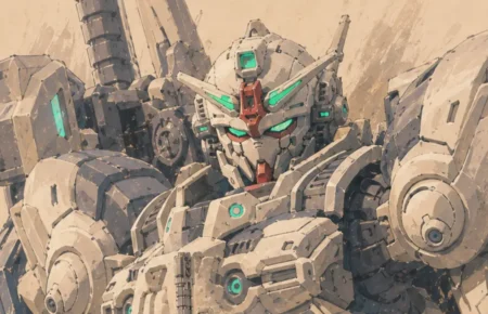August 2026 AI-Generated Gundam Smartphone Wallpaper Myniatures